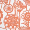 Купить Скидка! Одеяло байковое взрослое Цветы коралловые (212 x 150 см)  